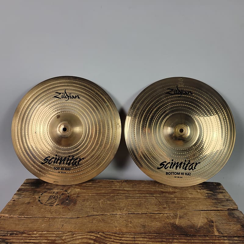 Zildjian Scimitar 14" HiHats Pair Reverb