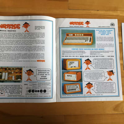 1969-1979 Orange Amps Voice of the World Super Rare Catalogue + Pricelist image 2