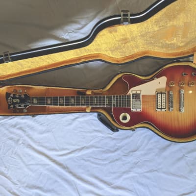 1976 Electra Les Paul MPC X330 Guitar- Cherry Burst- Pro Setup image 2