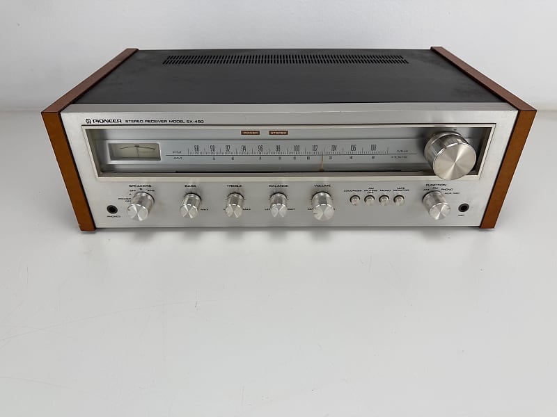 Pioneer SX - 450 Stereo Receiver - Serviced/Recapped  			