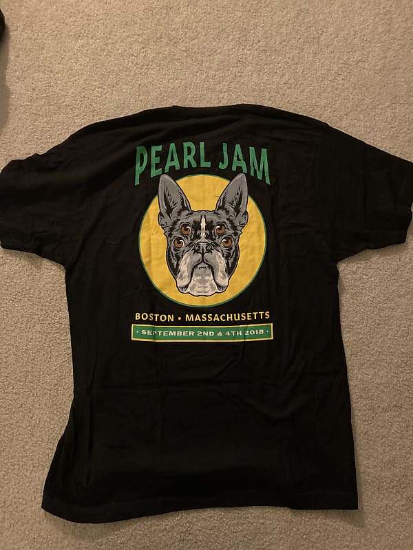 Pearl Jam Boston Terrier 2018 XL T-shirt image 1