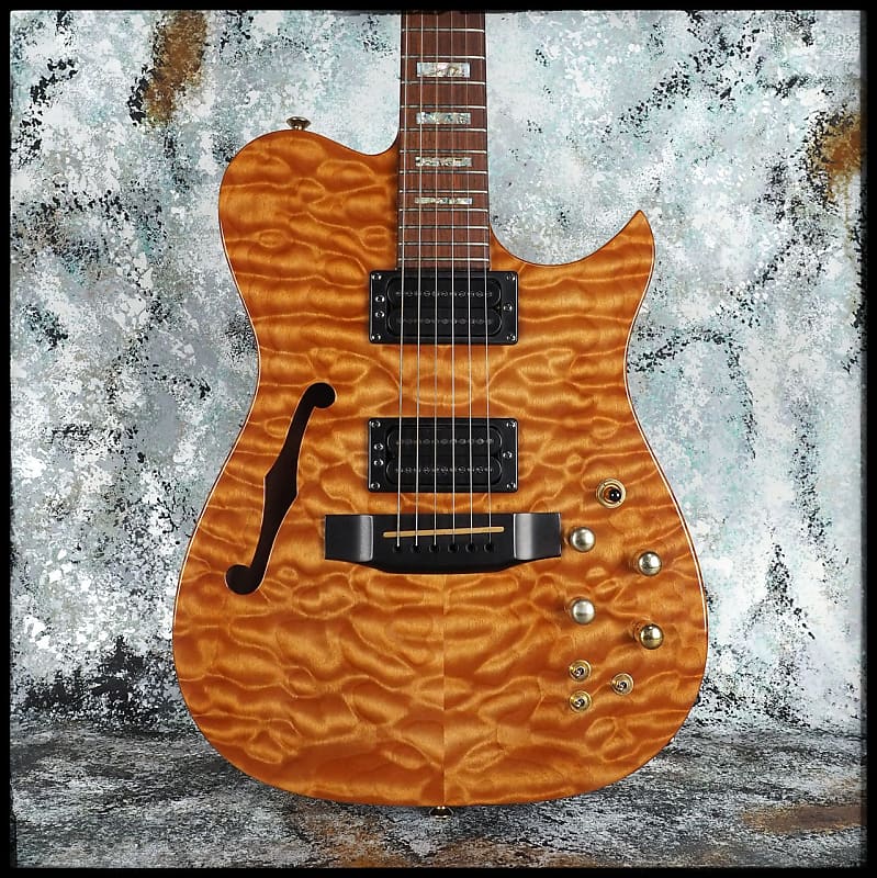 Carvin AE185 Semi Hollow Acoustic Electric Guitar with AAAA Reverb