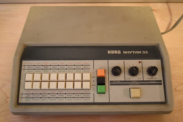 Vintage Korg Rhythm 33 Analog Drum Machine Reverb Canada