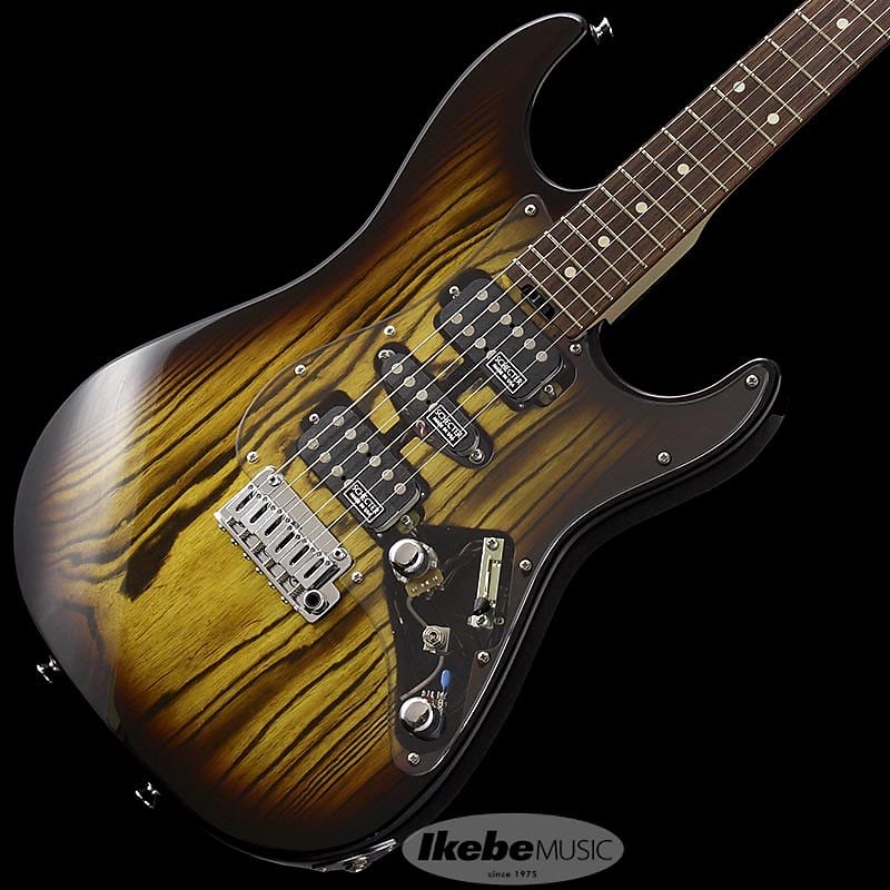 SCHECTER EX-V-22-STD-VTR (Burned Tobacco Sunburst) [Ikebe | Reverb