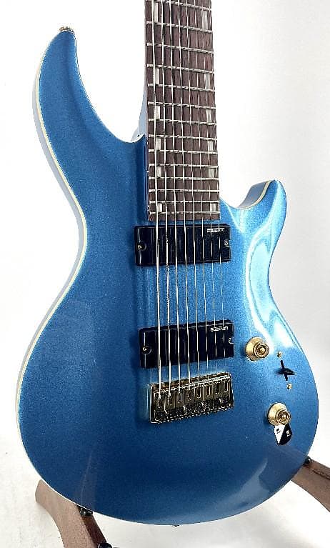 ESP Ltd Javier Reyes 8 String Signature Series - Pelham Blue