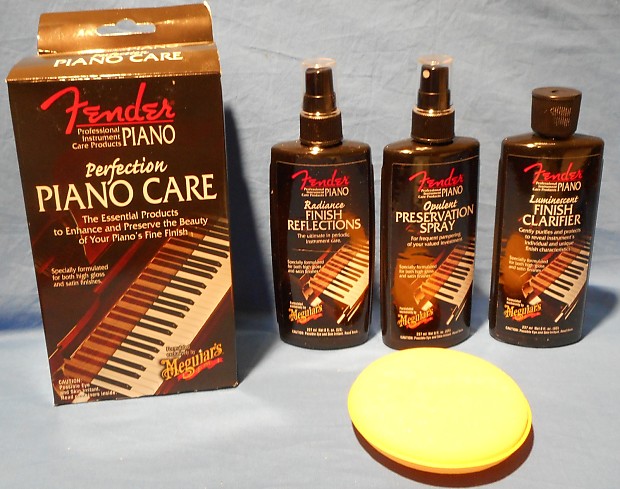 New Box Of Meguiar s Fender Perfection Piano Care Polish Cleaner And Sponge