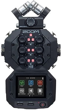 Zoom H8 Handy Recorder Portable Multitrack Digital Audio Recorder image 1
