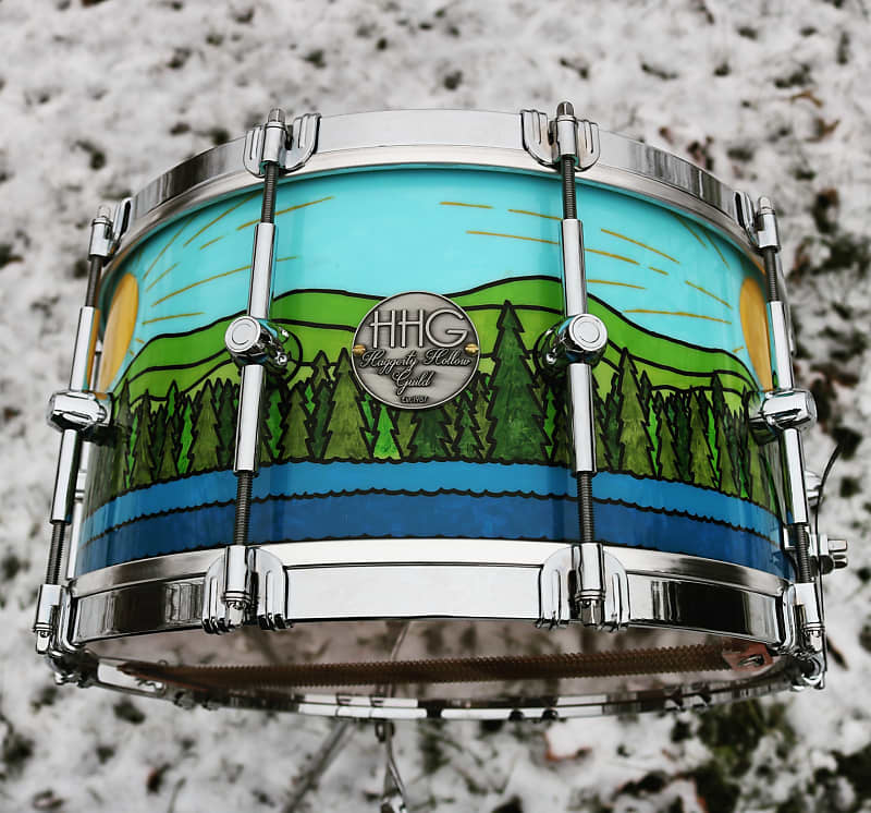 HHG Drums Hand Painted "Pennsylvania" 2020 1" Thick Maple Reverb