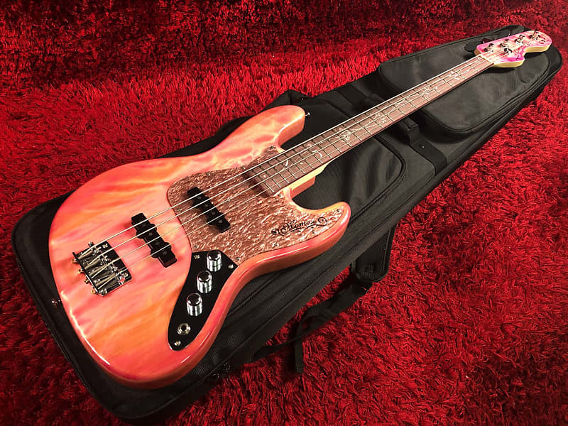 Rare Mint Momose MJ-SKR-SP21 / PH Electric Bass Jazz Bass Sakura