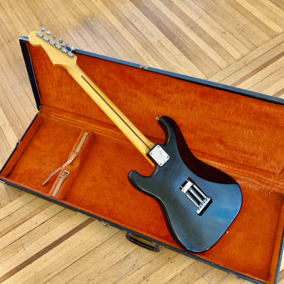 Fender ‘57 Stratocaster RI Blackie ST-57 original vintage crafted in cij mij japan strat image 9