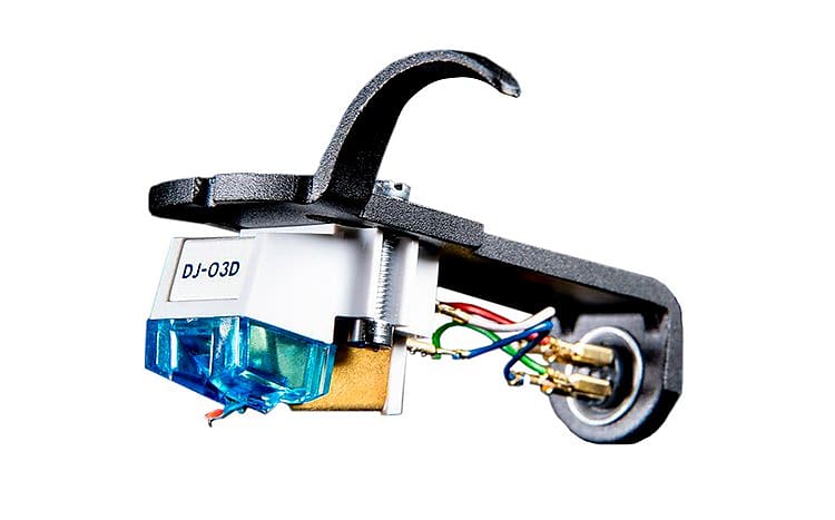 Nagaoka DJ-03HD Scratch DJ Cartridge &amp; Stylus + Matching Nagaoka Headshell  			