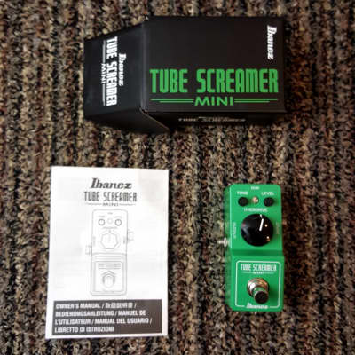 Ibanez Tube Screamer Mini pedal with original box and instructions in very good condition image 3