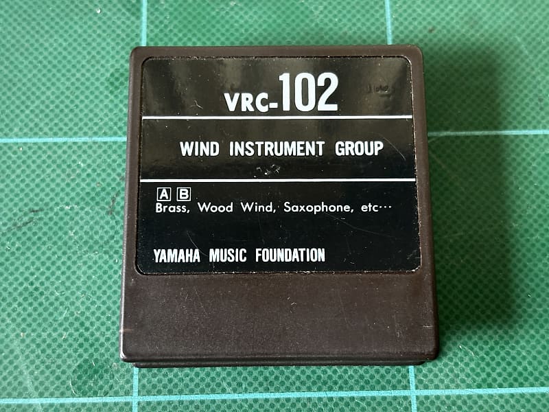 YAMAHA DX7 VOICE ROM VRC-102 WIND INSTRUMENT GROUP | Reverb