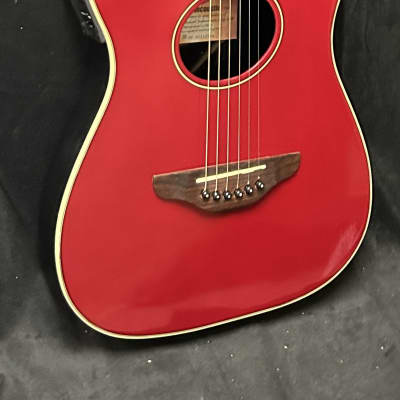 Fender Telecoustic - Red image 4