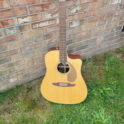 New Fender Player Series Redondo Acoustic/Electric Guitar Natural Great Player & Sound Free Fender Deluxe Padded Gigbag Included Just In Time For Christmas! image 1