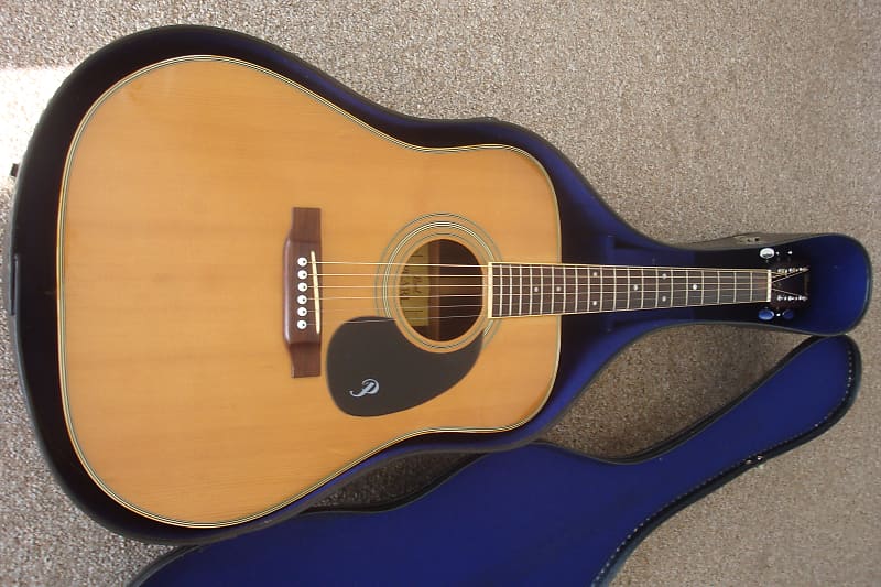 Pearl PF-770 Dreadnought 1971 Natural Made in Japan | Reverb