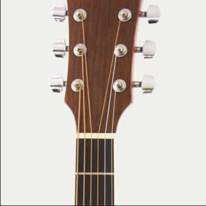 Aria AF-20-1/2 Half Size Acoustic Folk Guitar -- Natural image 7