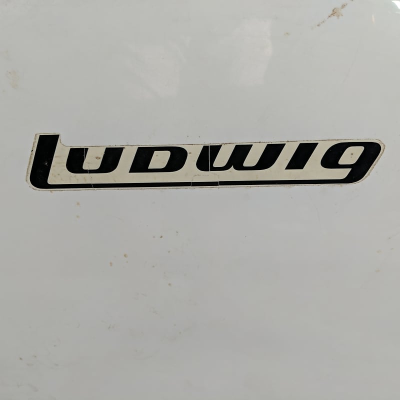 Ludwig Vintage 28" Smooth White Logo Bass Drum Head image 1