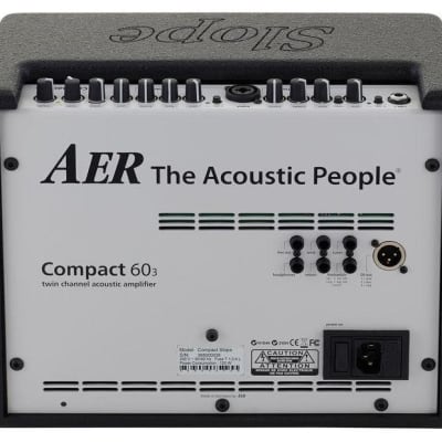 AER Compact 60 Slope Acoustic Amp 2 Channel 8" Twin Cone image 2