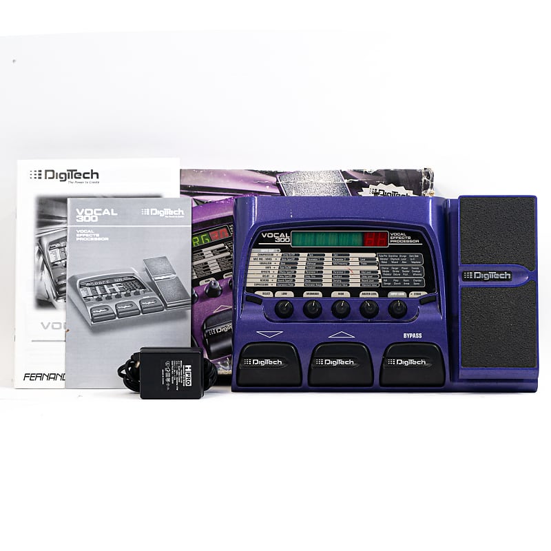 Digitech Vocal 300 Vocal Effects Processor with Power Supply, Box, and Manual image 1