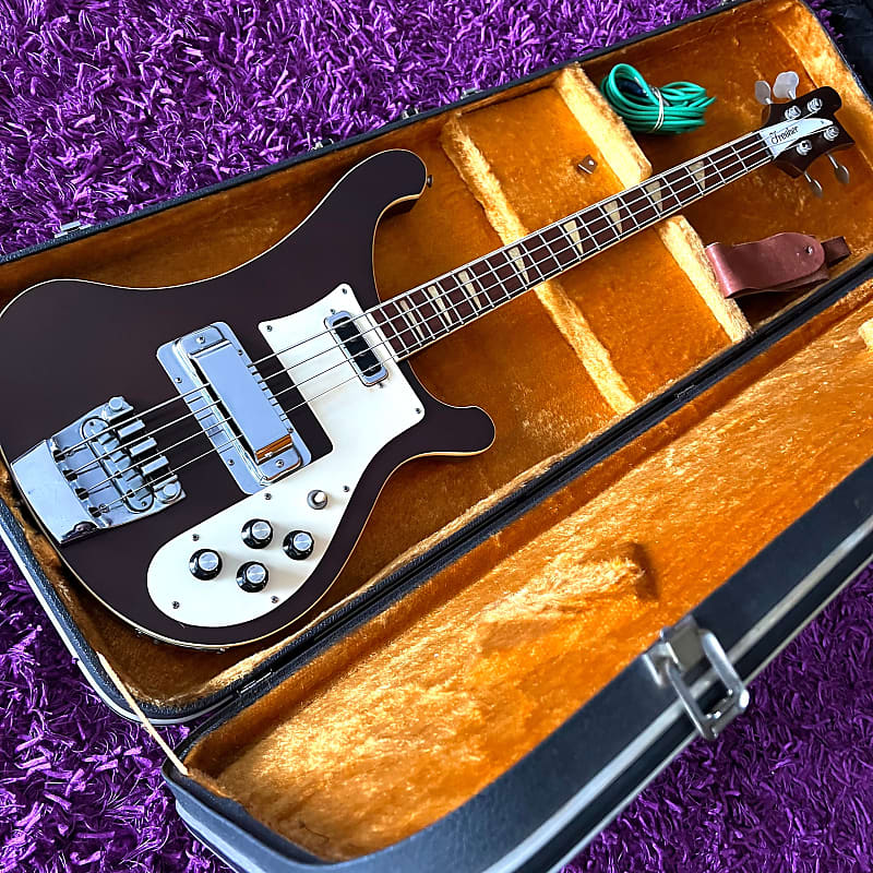 1970s Fresher Rickenbacker 4001 Copy Mocha Brown (w/ OHSC
