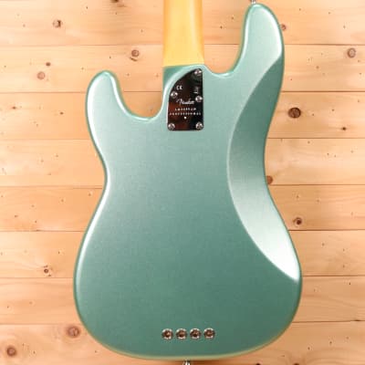 Fender American Professional II Precision Bass - Rosewood Fingerboard, Mystic Surf Green image 9