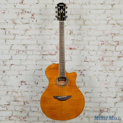 Yamaha APX600FM-AM Acoustic/Electric Guitar Flamed Maple Natural image 2