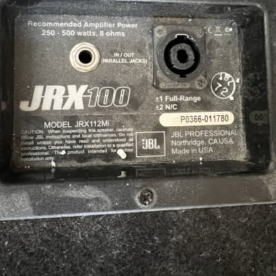 4 JBL JRX112Mi's - Black image 2