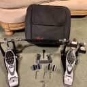 Pearl Eliminator Power Shifter Double Bass Pedal Double Chain P2002C with case