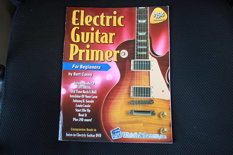 Watch & Learn, Inc. Electric Guitar Primer For Beginners Book w/CD (used)(Consignment) image 1
