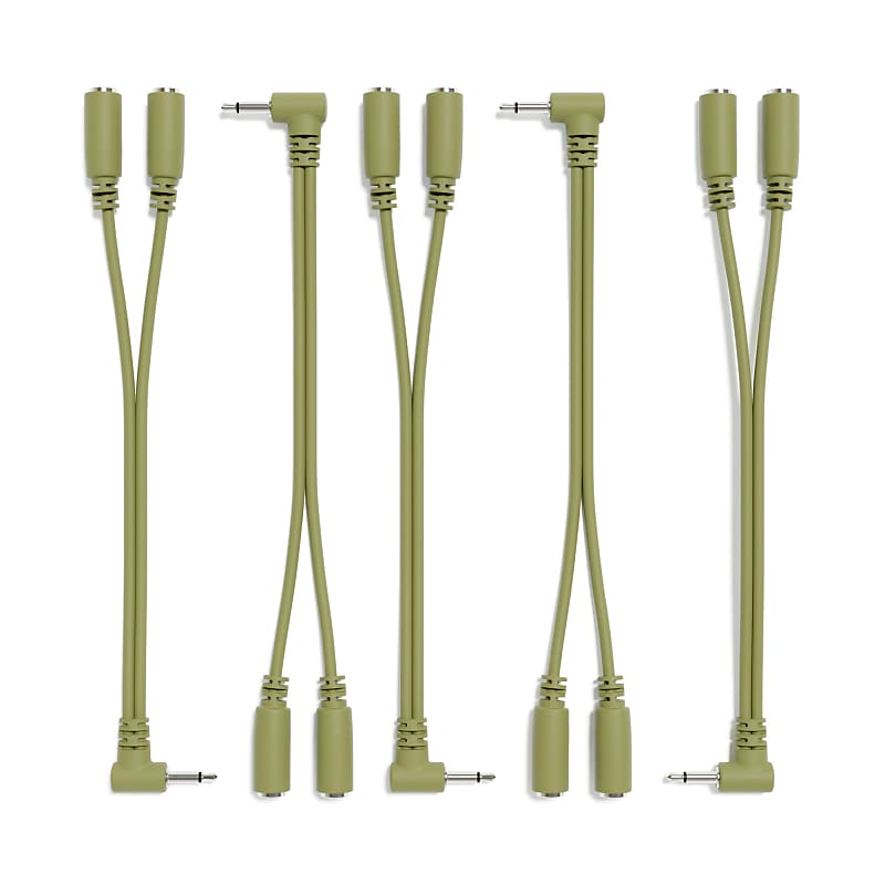 ExcelValley - Mono Modular Patch Cables TS 3.5mm 1/8 Inch Eurorack Synthesizer | UK