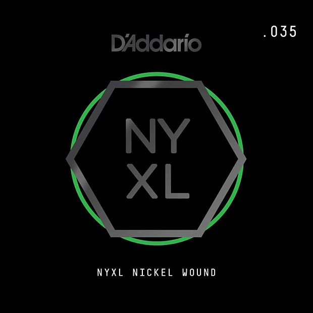 D'Addario NYXL Nickel Wound Electric Guitar Single String .035 image 1
