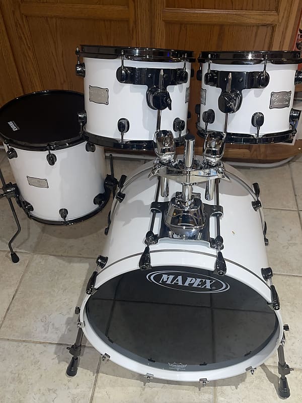 Mapex Saturn Saturn III - Arctic White Drums | Reverb