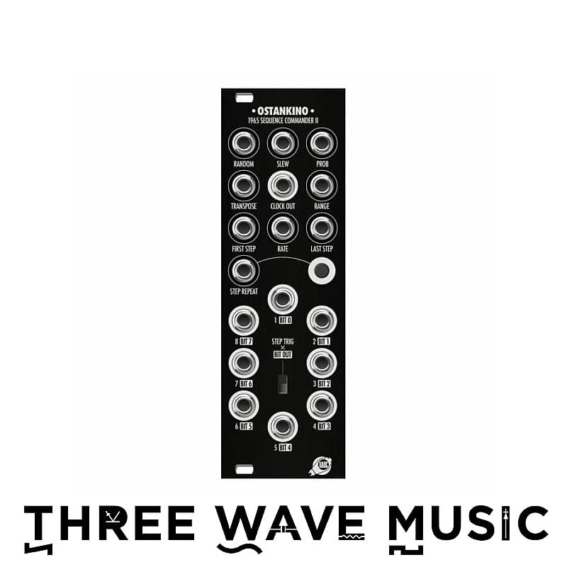 Xaoc Devices Ostankino II Replacement Black Panel [Three Wave Music] image 1
