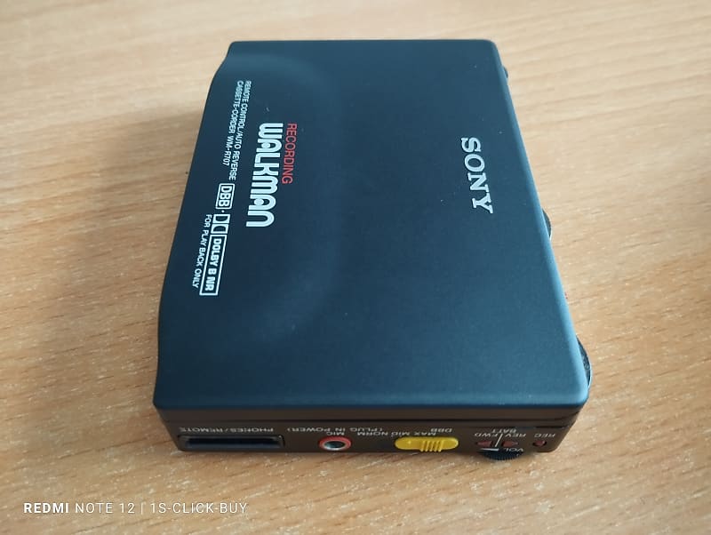 Sony WM-R707 Walkman Portable Stereo Cassette Recorder (1988)
