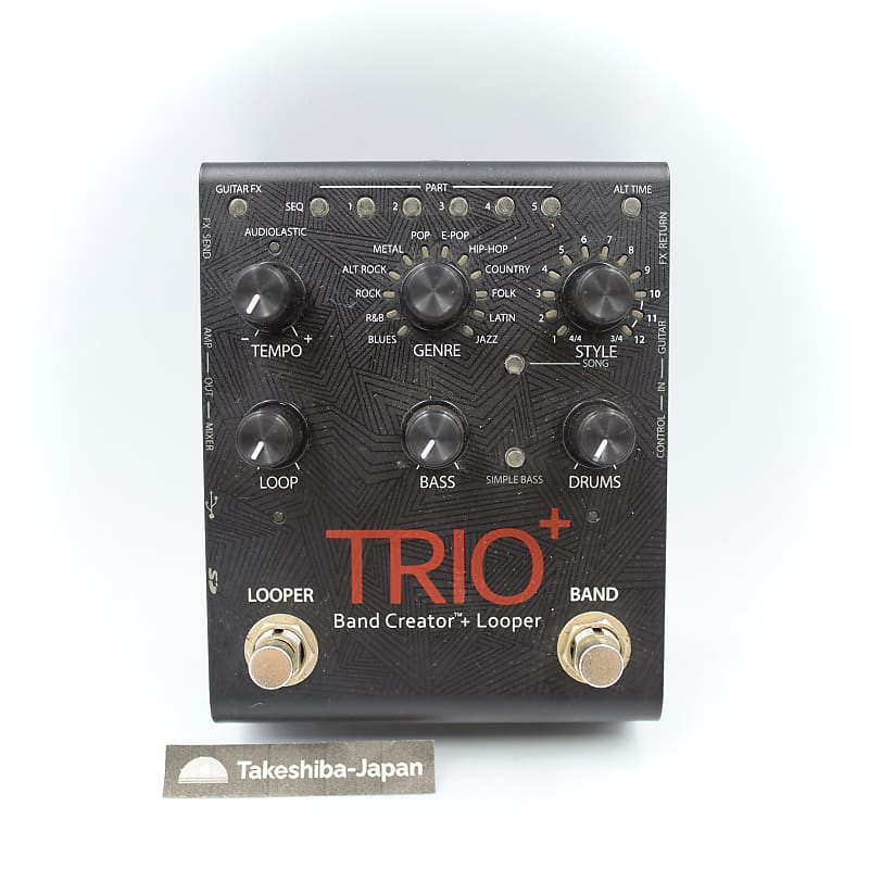 DigiTech TRIO Plus Band Creator + Looper With 8GB SD Card