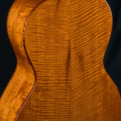 Ressler Parlor 12-Fret Flame Mahogany and Bearclaw Sitka Spruce NEW image 16