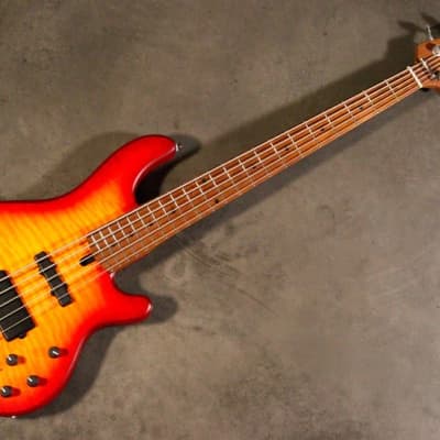 Lakland Skyline 55-02 Custom 2023 - Cherry burst image 2