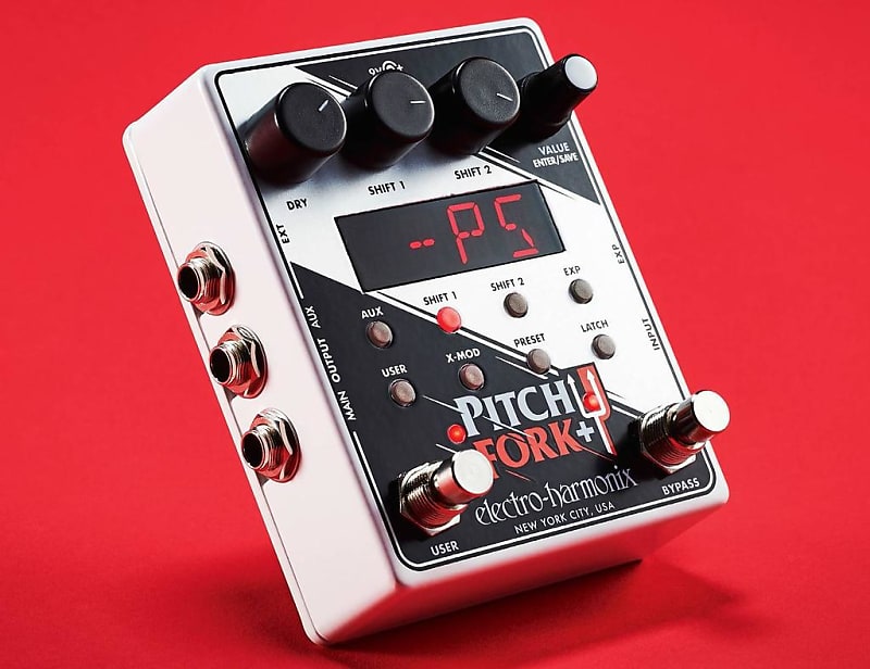 ElectroHarmonix Pitch Fork+ (Pitch Fork Plus) Polyphonic Reverb