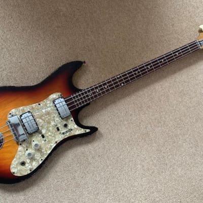 Egmond  Electric Bass  1960's Sunburst image 1