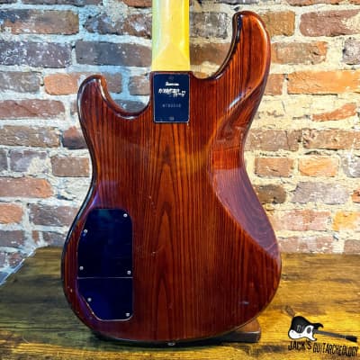 Ibanez Roadster II RS-900 Electric Bass w/ RetroVibe UK MM-Style Preamp & Pro Restoration (1978 - Oak Stain) image 9