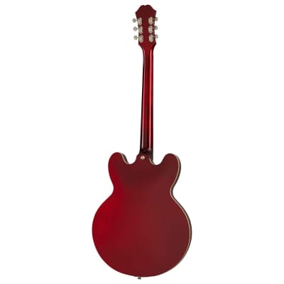 Epiphone Riviera Semi-Hollow Body Electric Guitar (Sparkling Burgundy)(New) image 4