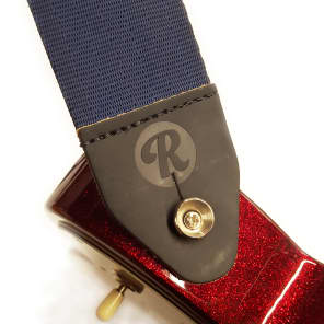 Reverb Seatbelt Guitar Strap - Blue - Made in the USA image 4