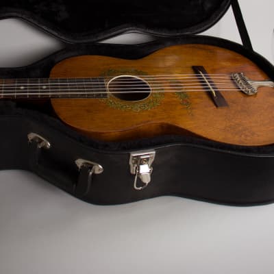 Stella 12 String Flat Top Acoustic Guitar, made by Oscar Schmidt,  c. 1930, black tolex hard shell case. image 12