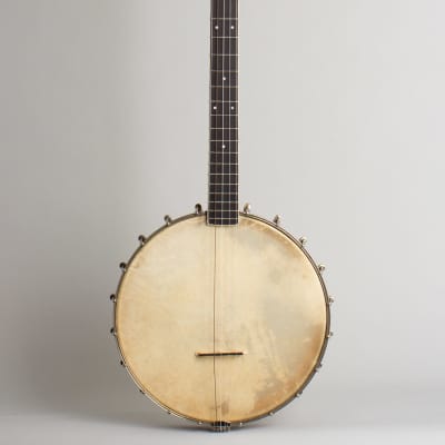 DeWick  5 String Banjo,  c. 1915, original black hard shell case. image 1