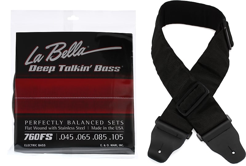 La Bella Double Bass Nickel Flat Wound On Rope Core String Set Light