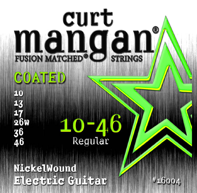 Curt Mangan  10-46 Coated Nickel wound Strings - 4 Pack - Free USA Shipping image 1