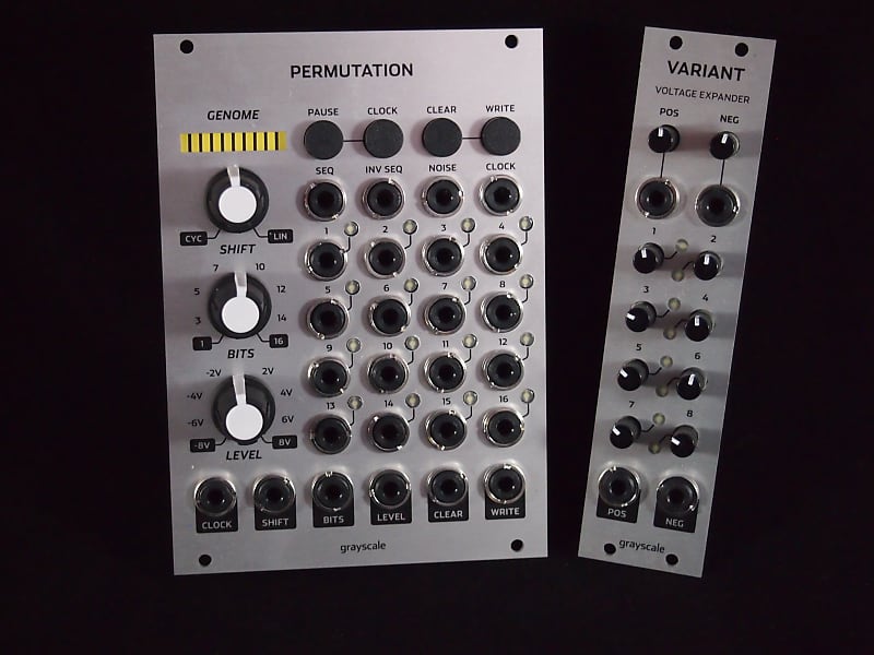 Grayscale Permutation 18HP Random Sequencer w/ Variant Expander image 1