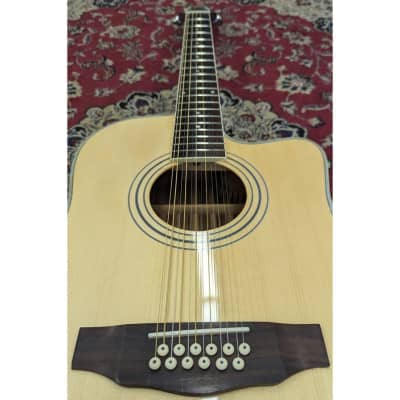 Turner 40CE 12-String Dreadnought Electro Acoustic Guitar image 18