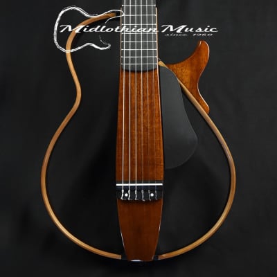 Yamaha SLG200NW Silent Guitar - Wide Nylon-String - Natural Finish w/Gig Bag image 2